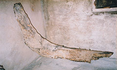 Фрагмент древесины дунайского судна, переданый для углеродного анализа