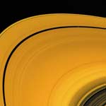 Изображение кольца А Сатурна было получено «Вояджером-2»