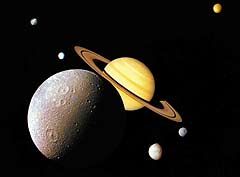 Снимок «семьи» Сатурна